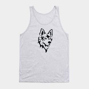 Dog Outline Tank Top